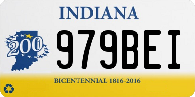 IN license plate 979BEI