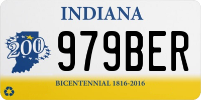 IN license plate 979BER