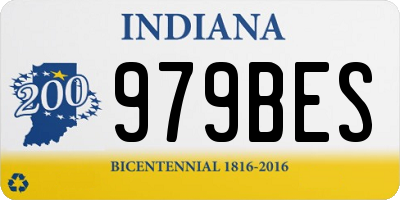 IN license plate 979BES