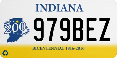IN license plate 979BEZ