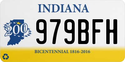 IN license plate 979BFH