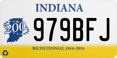 IN license plate 979BFJ