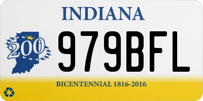 IN license plate 979BFL