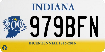 IN license plate 979BFN