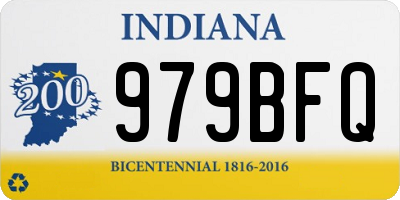 IN license plate 979BFQ