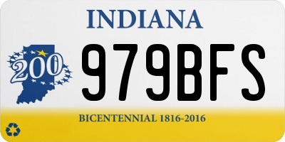 IN license plate 979BFS
