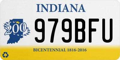 IN license plate 979BFU