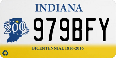 IN license plate 979BFY