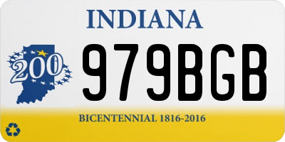 IN license plate 979BGB