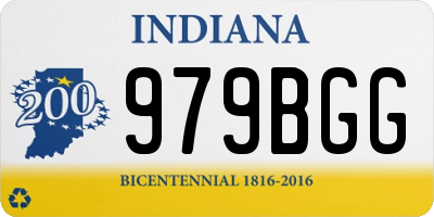 IN license plate 979BGG