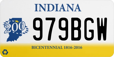IN license plate 979BGW