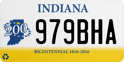 IN license plate 979BHA