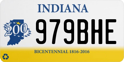 IN license plate 979BHE