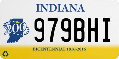 IN license plate 979BHI