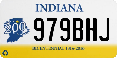 IN license plate 979BHJ