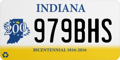 IN license plate 979BHS