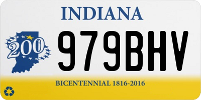 IN license plate 979BHV