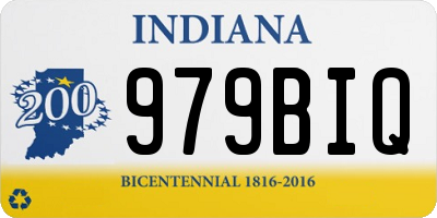 IN license plate 979BIQ