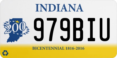 IN license plate 979BIU