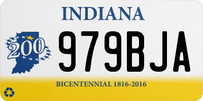 IN license plate 979BJA