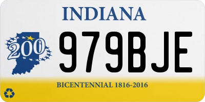 IN license plate 979BJE