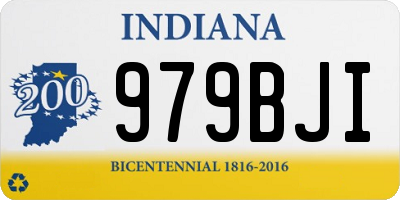 IN license plate 979BJI