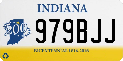 IN license plate 979BJJ