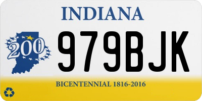 IN license plate 979BJK