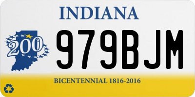 IN license plate 979BJM