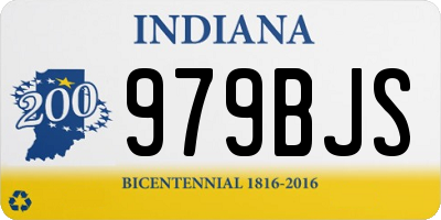 IN license plate 979BJS