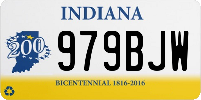 IN license plate 979BJW