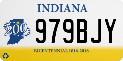 IN license plate 979BJY
