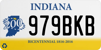 IN license plate 979BKB
