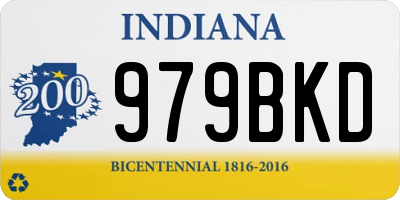 IN license plate 979BKD