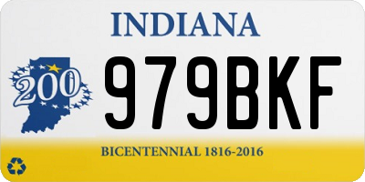 IN license plate 979BKF