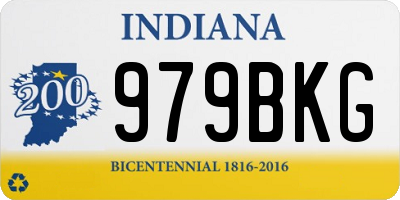 IN license plate 979BKG