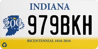 IN license plate 979BKH