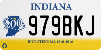 IN license plate 979BKJ