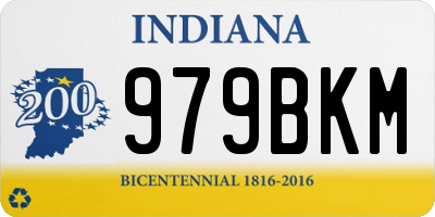IN license plate 979BKM
