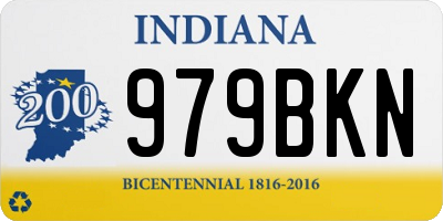 IN license plate 979BKN