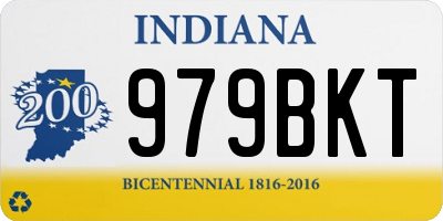 IN license plate 979BKT
