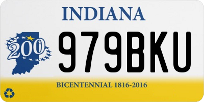 IN license plate 979BKU