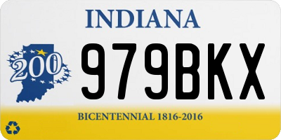 IN license plate 979BKX