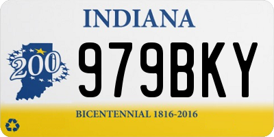 IN license plate 979BKY