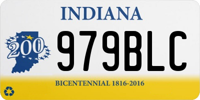 IN license plate 979BLC