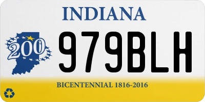IN license plate 979BLH