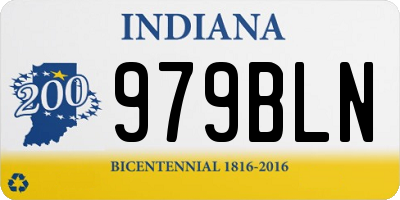 IN license plate 979BLN