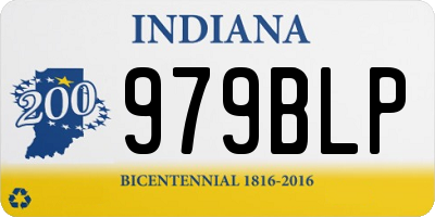 IN license plate 979BLP