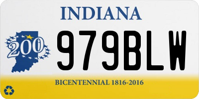 IN license plate 979BLW