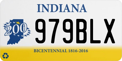 IN license plate 979BLX